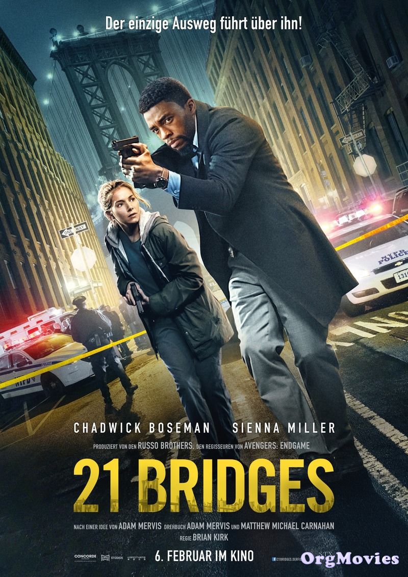 21 Bridges 2019 HDRip Hindi Dubbed
