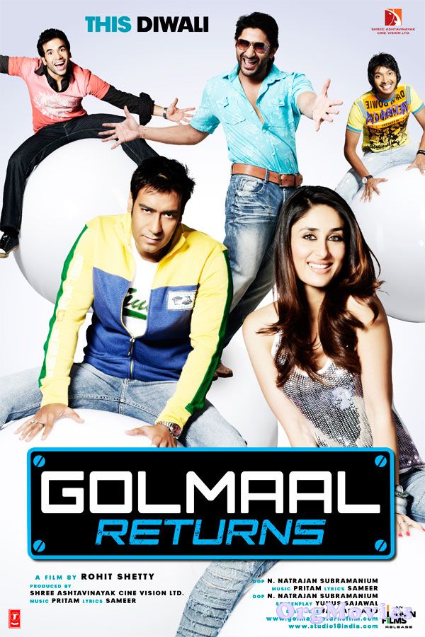Golmaal Returns 2008 Hindi Full Movie