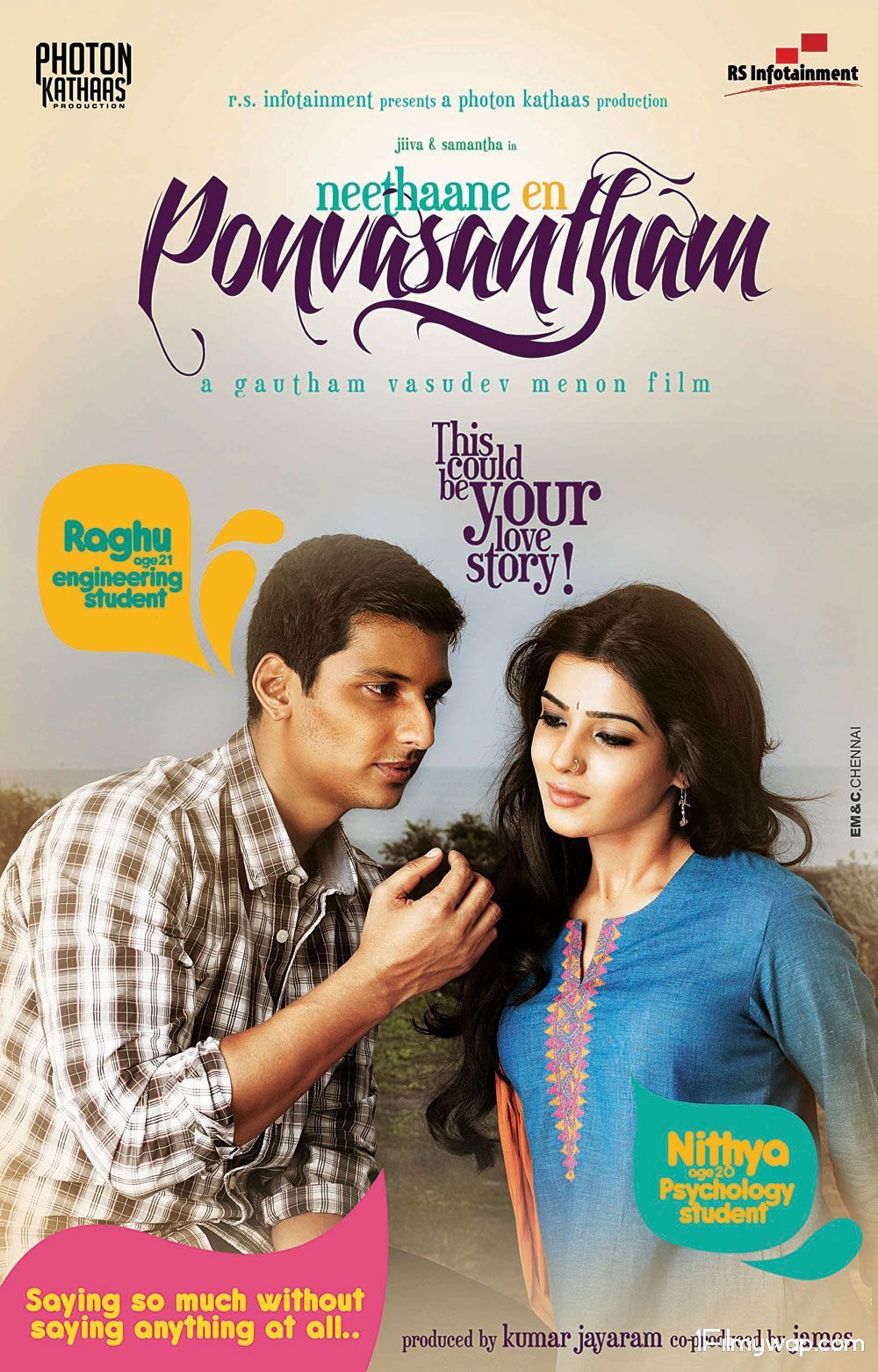 Neethaane En Ponvasantham 2012 Hindi Dubbed Movie HDRip