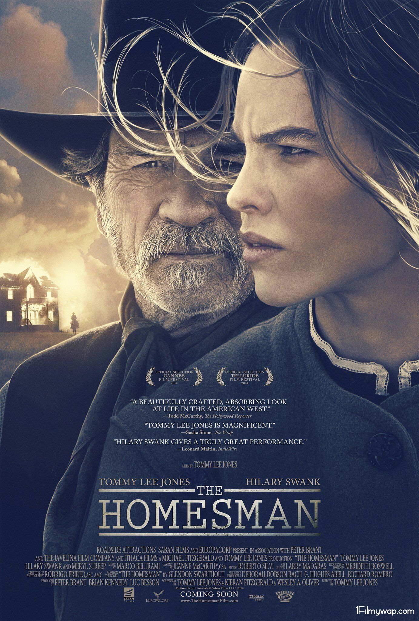 The Homesman (2014) Hindi Dubbed ORG HDRip
