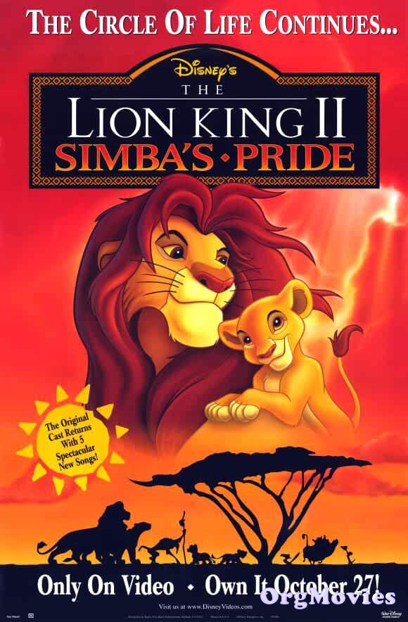 The Lion King 2 Simbas Pride 1998 Full Movie Hindi Dubbed