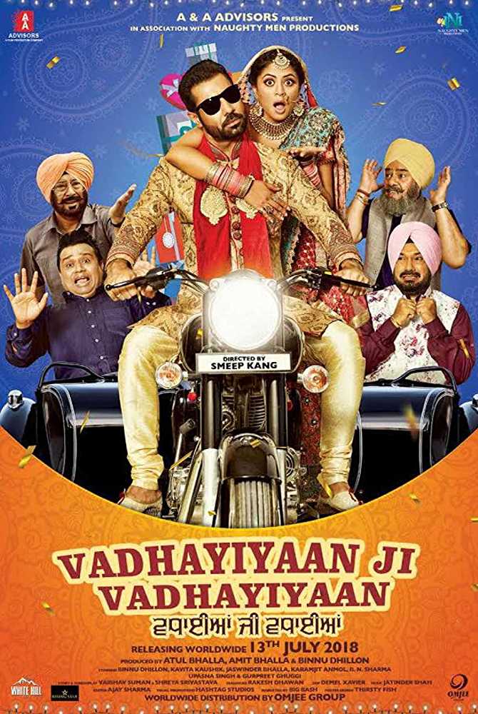 Vadhayiyaan Ji Vadhayiyaan 2018 Full Movie